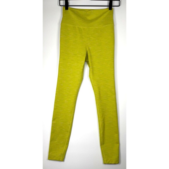 Outdoor Voices Pants - Outdoor Voices Leggings Womens Small Lime Green Heather High Rise Activewear